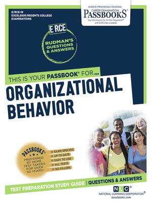 cover image of ORGANIZATIONAL BEHAVIOR